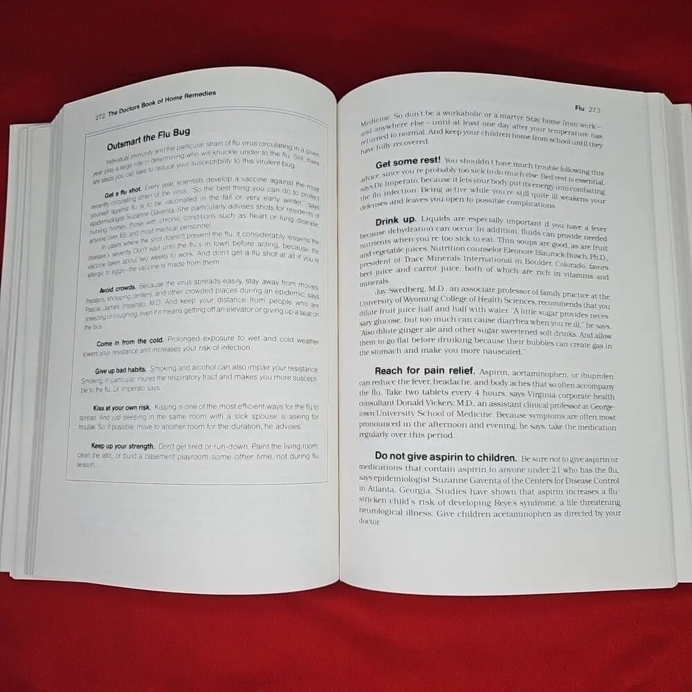Home Remedies The Doctor's Book Tips & Techniques Health Problems